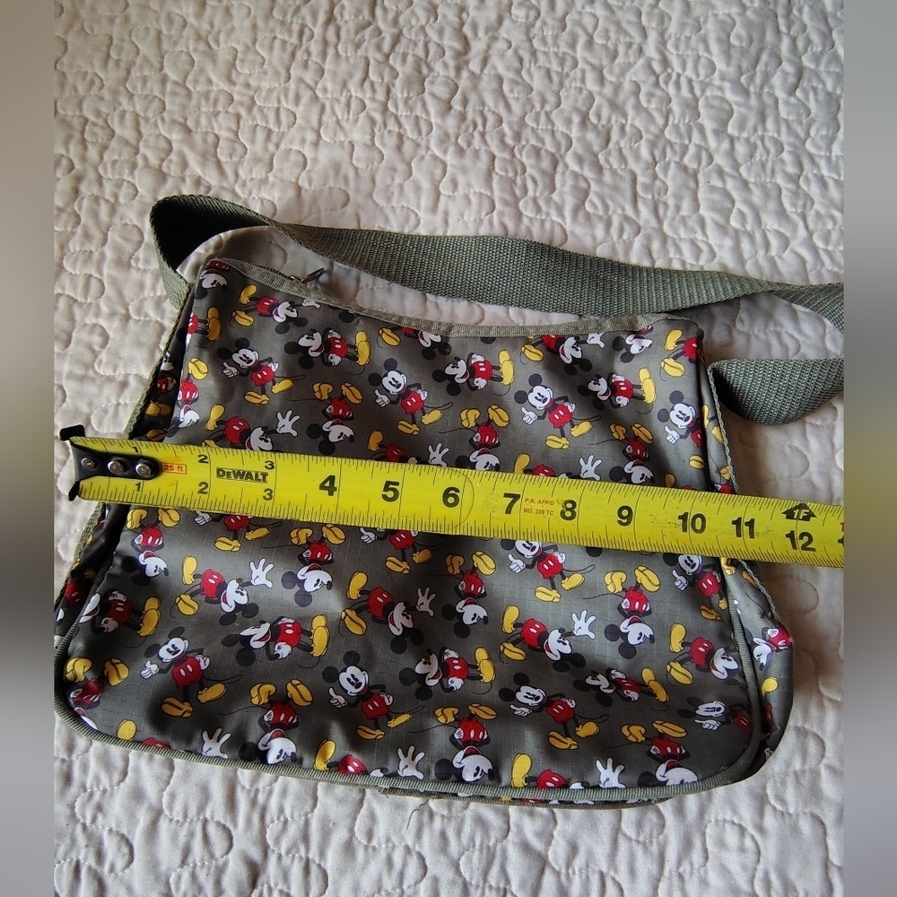 Mickey Mouse Patterned Shoulder Bag - Green - Picture 2 of 6
